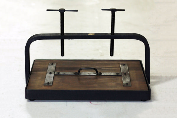 Our fourth press just arrived, an Aamel book press! – Lake Michigan Book  Press